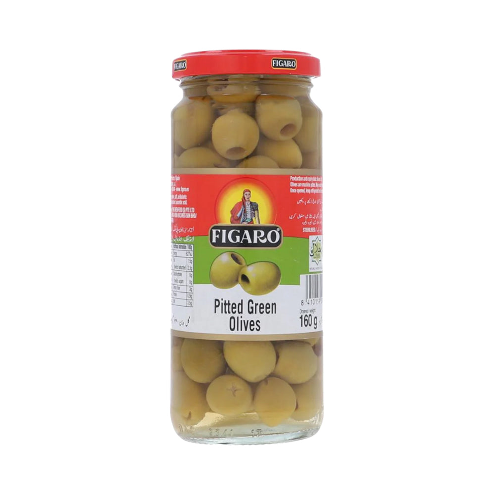 FIGARO OLIVES GREEN PITTED 340 GM