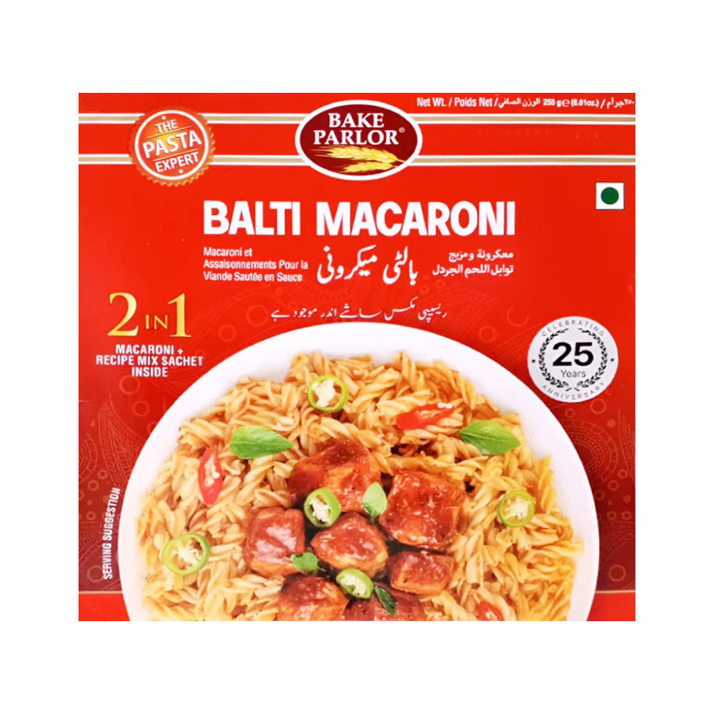 BAKE PARLOR BALTI MACARONI 250 GM