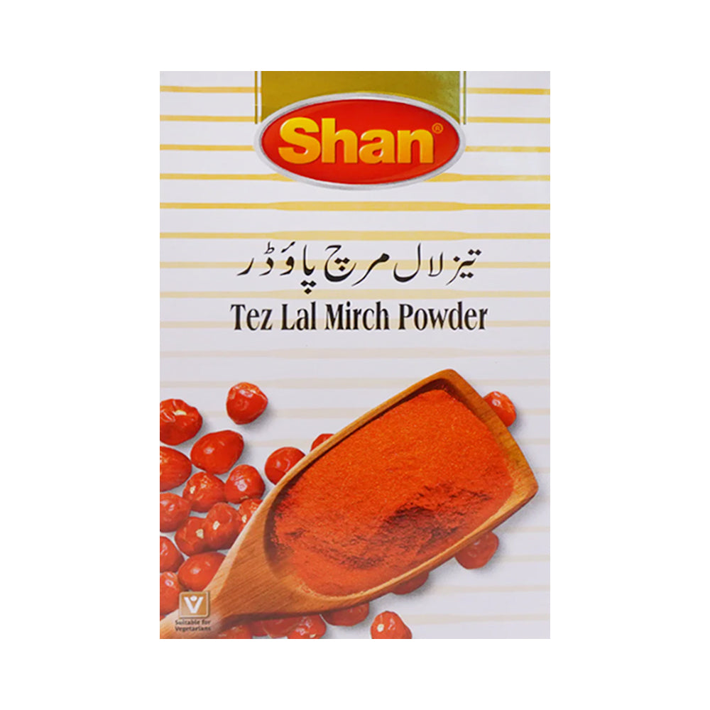 SHAN TEZ LAL MIRCH POWDER 180 GM