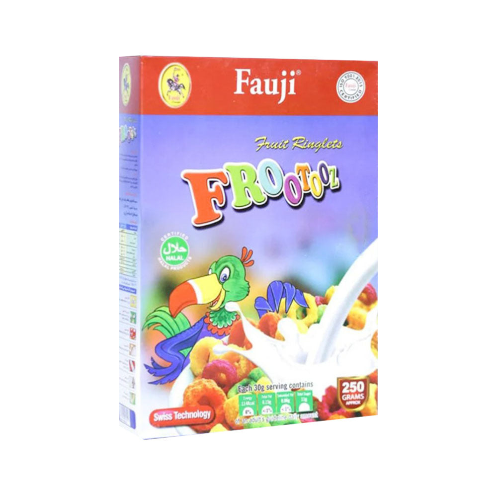 FAUJI CEREAL FRUIT RINGLETS FROOTOZ 250 GM
