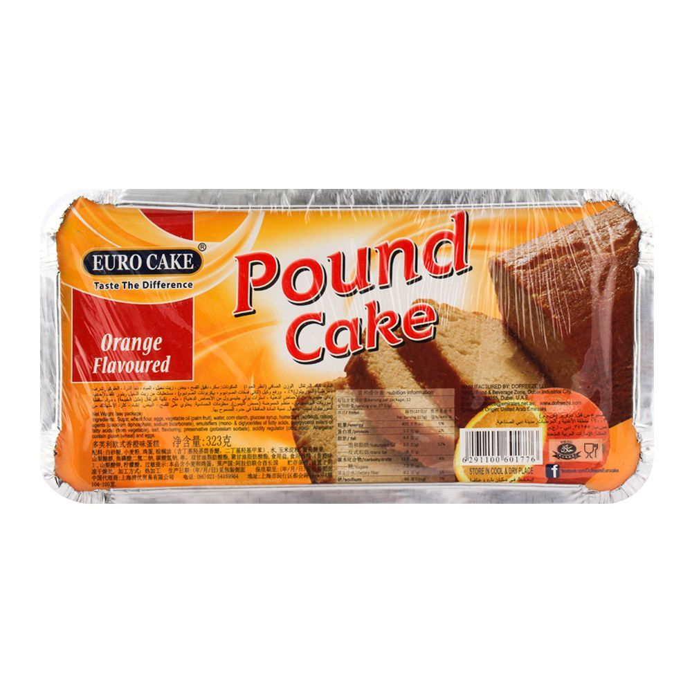 EURO BAKE CAKE POUND ORANGE 225 GM