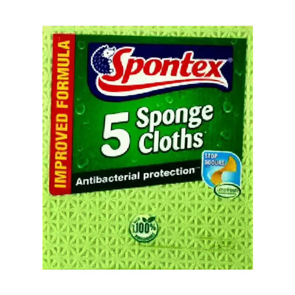 SPONTEX 5 SPONGE CLOTHS PC