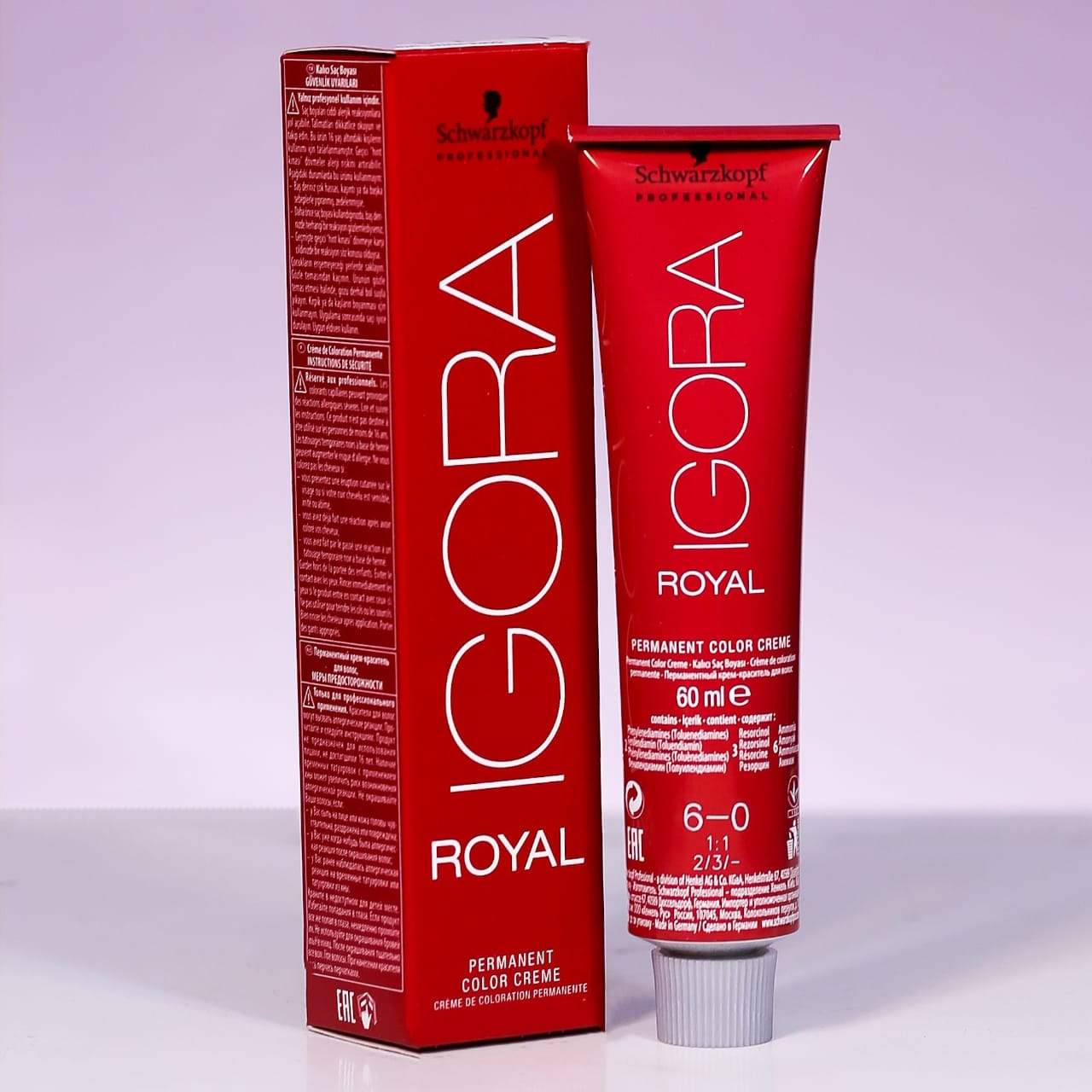 IGORA HAIR COLOR 6-0 DARK BLONDE ROYAL 60 ML