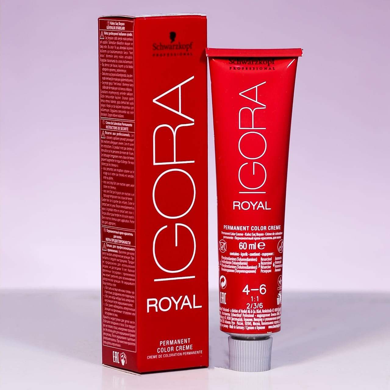 IGORA HAIR COLOR 4-6 MEDIUM ROYAL BROWN CHOCOLATE 60 ML