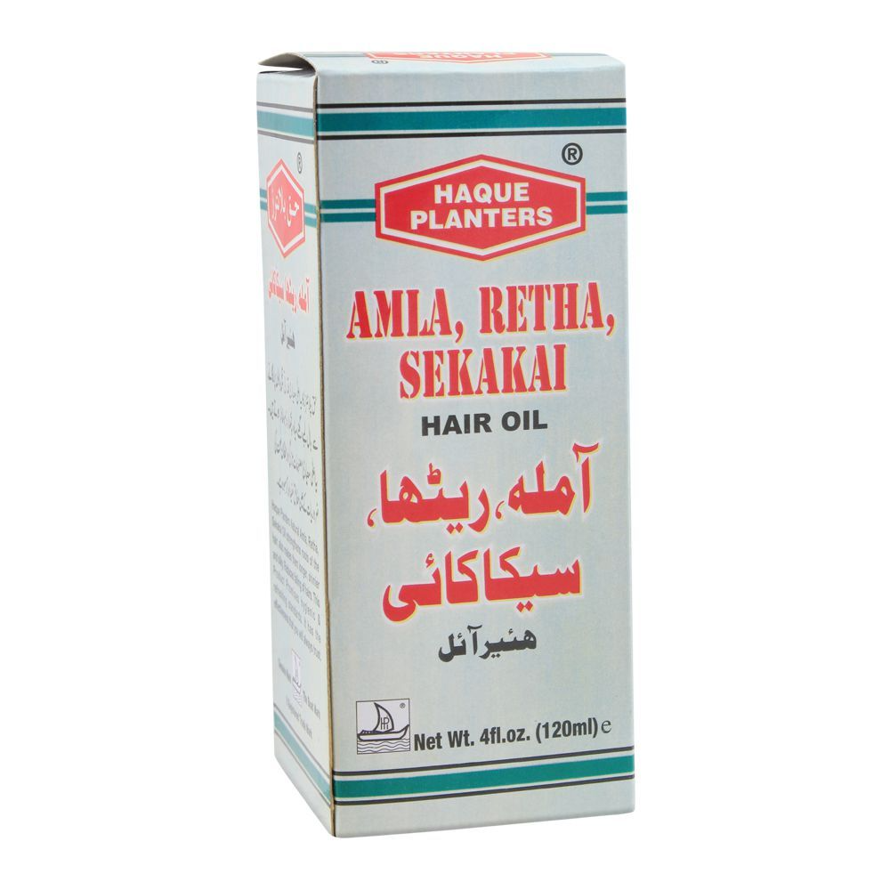HAQUE PLANTERS AMLA RETHA AND SEKAKAI HAIR OIL 120 ML