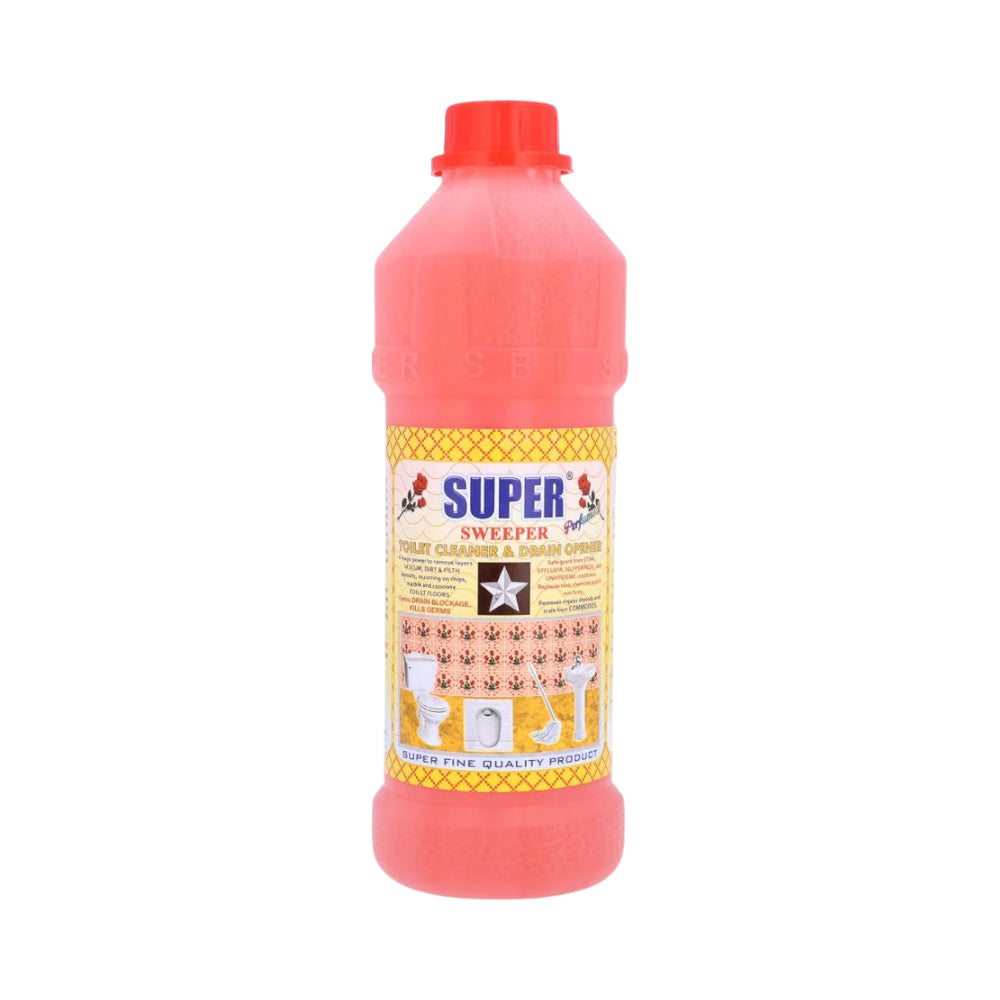 SUPER SWEEPER TOILET CLEANER AND DRAIN OPENER 1 LTR