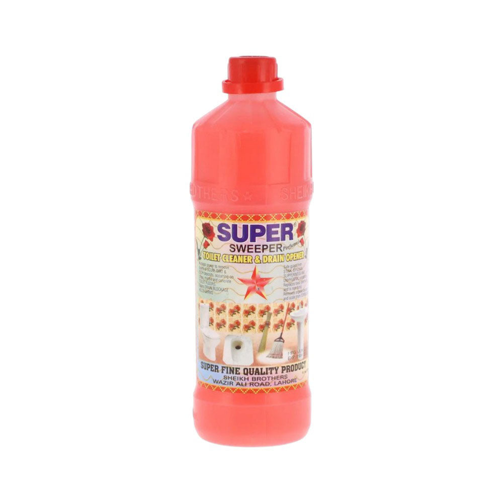 SUPER SWEEPER TOILET CLEANER AND DRAIN OPENER 600 ML
