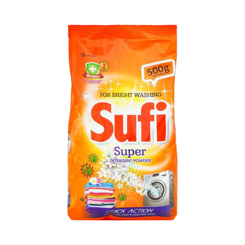 SUFI SUPER DETERGENT POWDER 500 GM BASIC