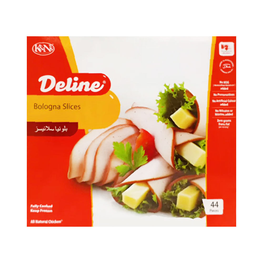 K&N BOLOGNA SLICES 44 PCS 616 GM