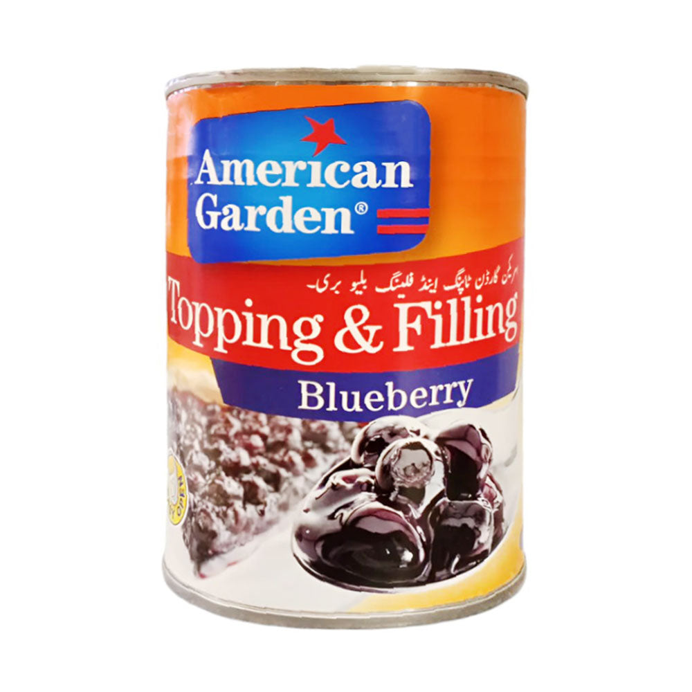 AMERICAN GARDEN BLUEBERRY TOPPING FILLING 595 GM