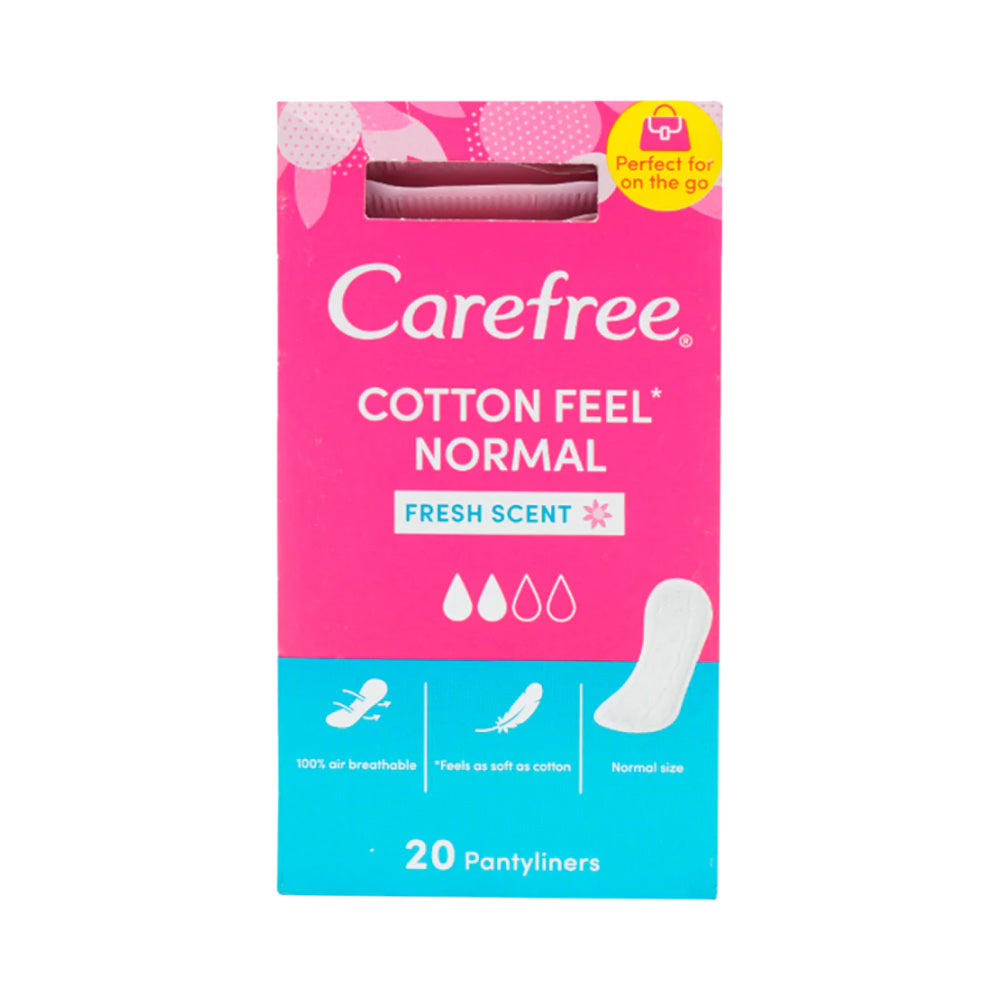 CAREFREE SANITARY PADS FRESH SCENT NORMAL 20PC