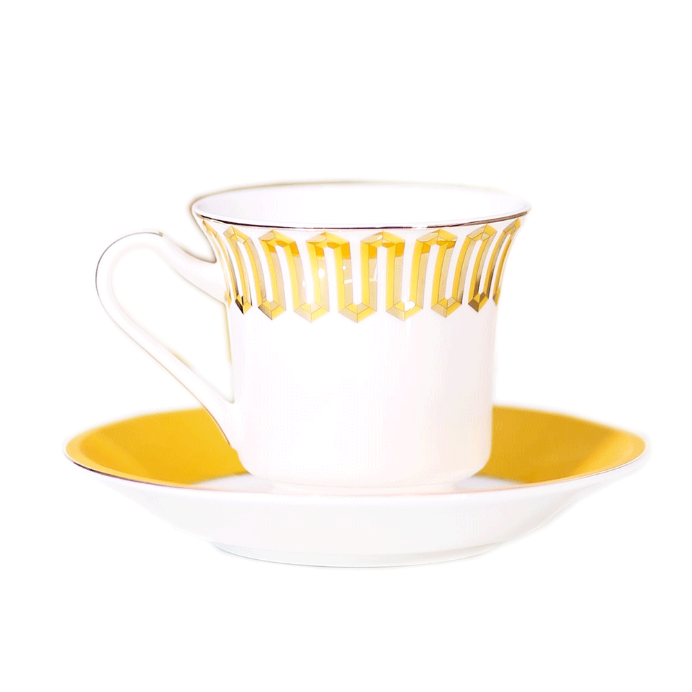 CUP & SAUCER SET ROYAL BISTRO 12PC 12-HH-N11 BASIC