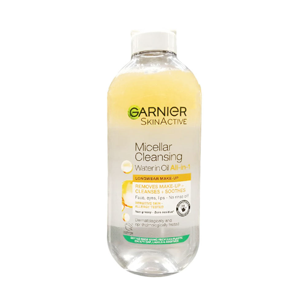 GARNIER OIL INFUSED CLEANSING WATER 400 ML