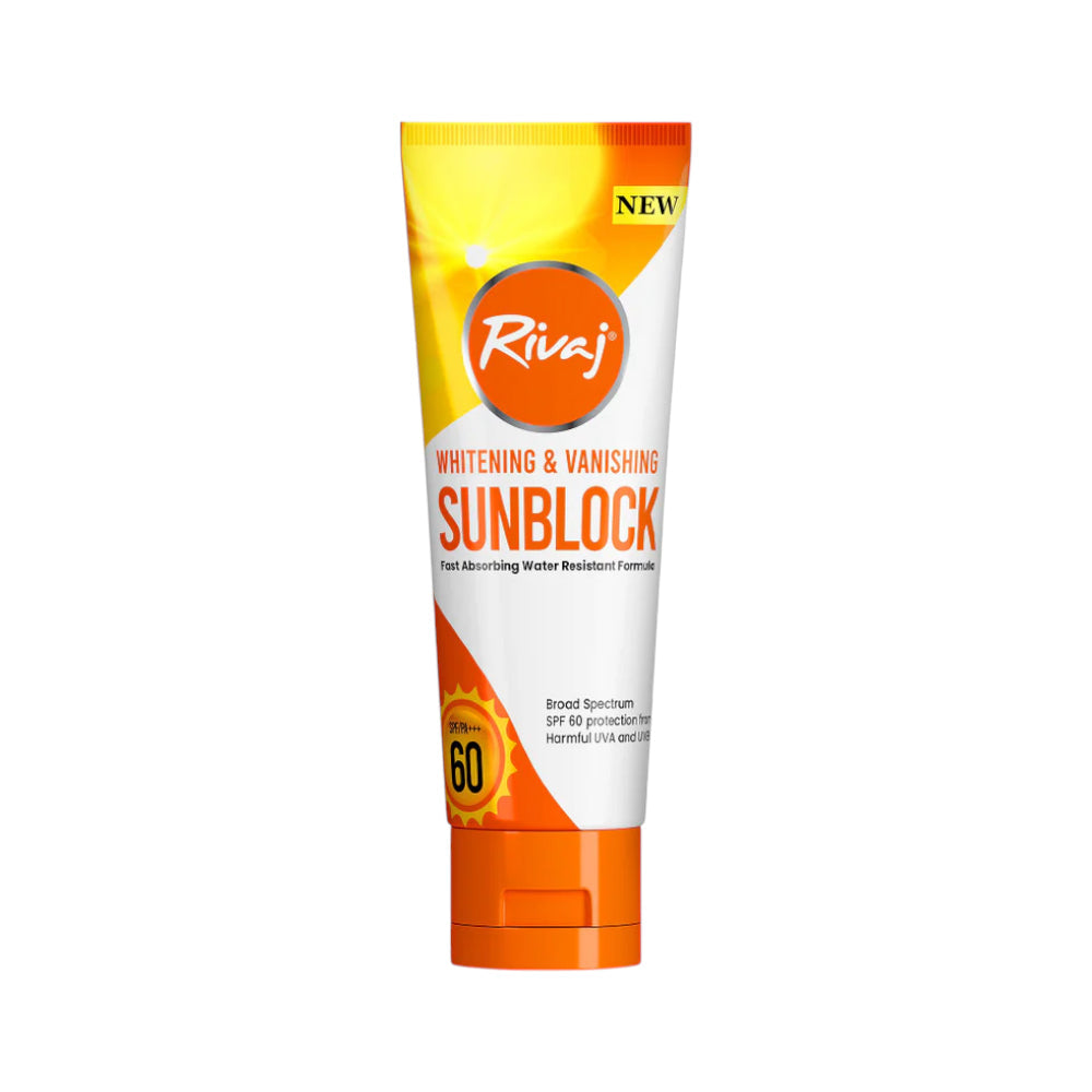 RIVAJ SUNBLOCK WHITENING & VANISHING SPF60 40ML