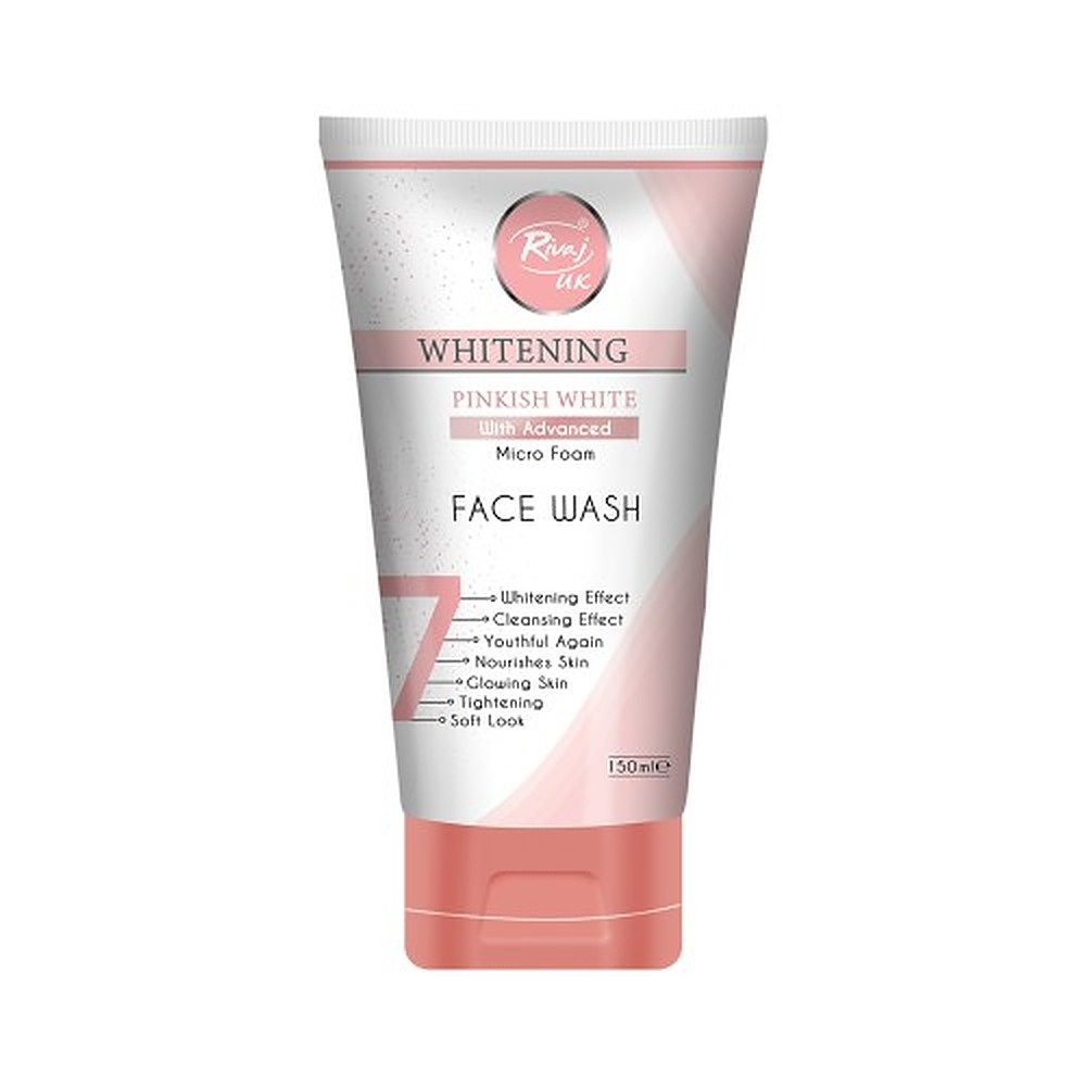 RIVAJ PINKISH WHITE ADVANCED FACE WASH 120ML