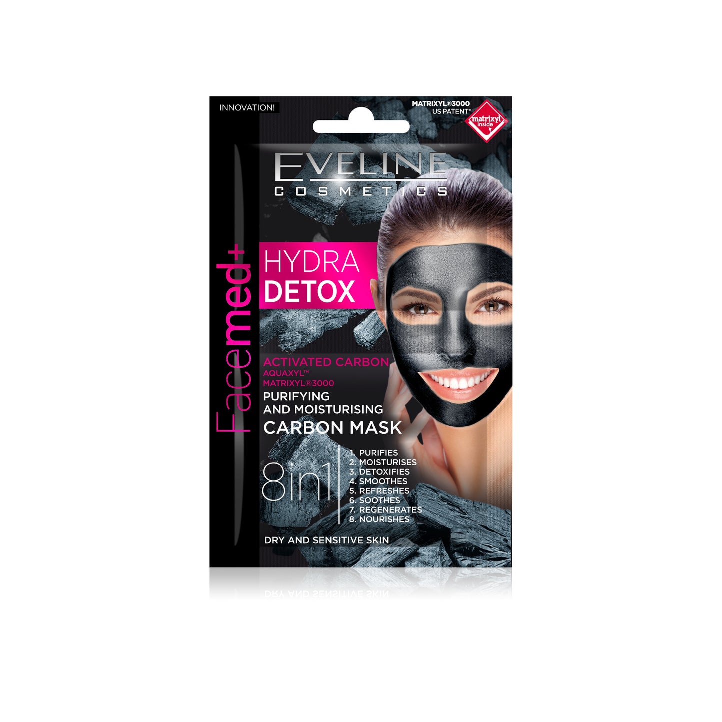 EVELINE FACEMED DETOXIFYING MASK VOLCANIC CLAY 2.5 ML PC