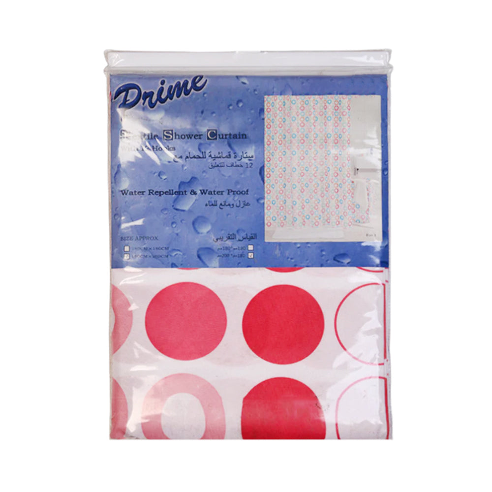 Shower Curtain 180 X 200Cm 77086 Basic