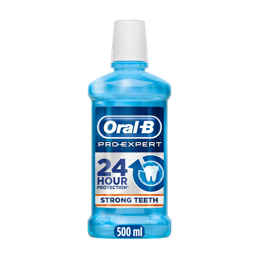 ORAL-B MOUTH WASH STRONG TEETH 24H 500 ML