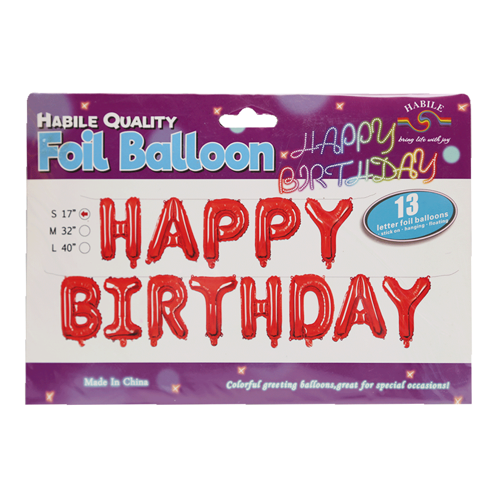 Happy Birthday Air Banner Ir 138-139