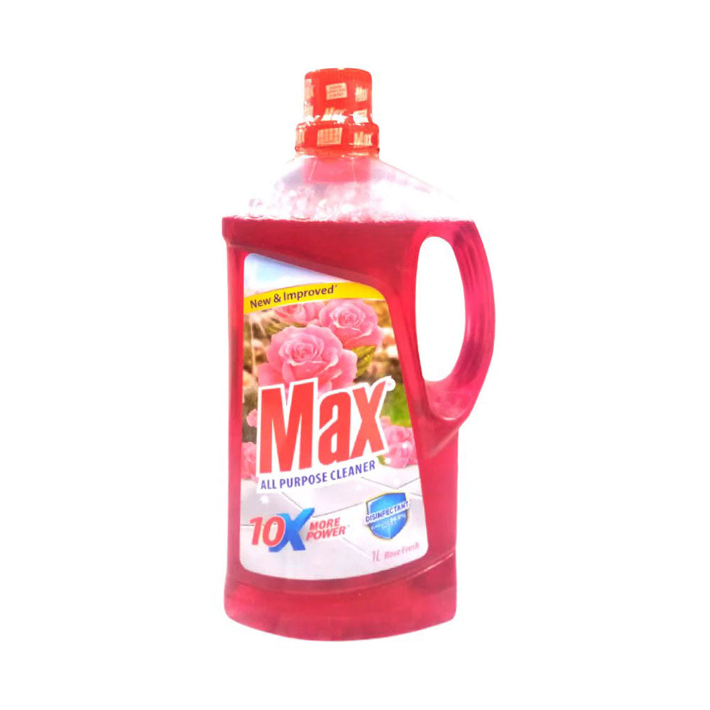 MAX CLEANER ALL PURPOSE ROSE FRESH 1 LTR