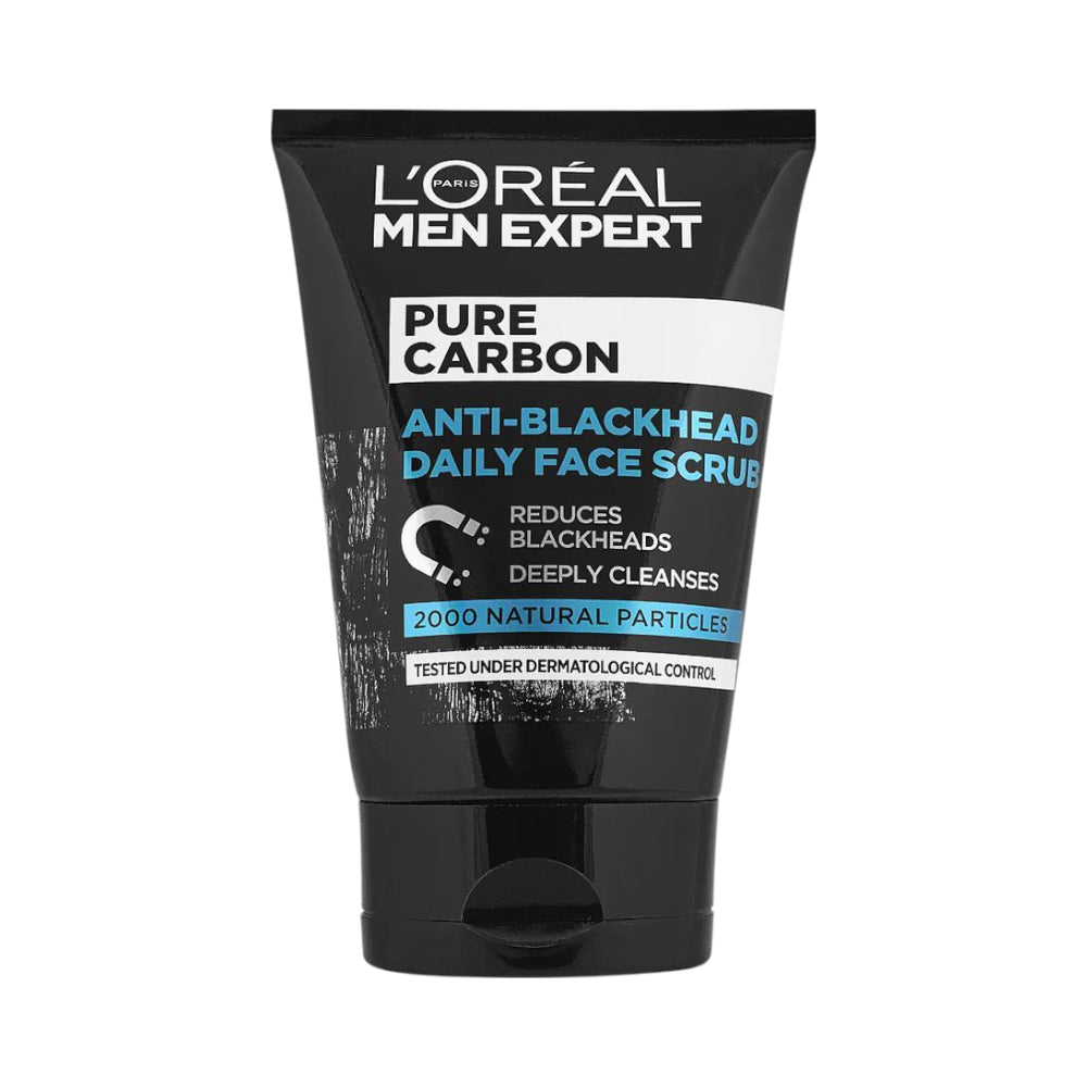 LOREAL FACE SCRUB MEN EXPERT PURE CHARCOAL 100 ML