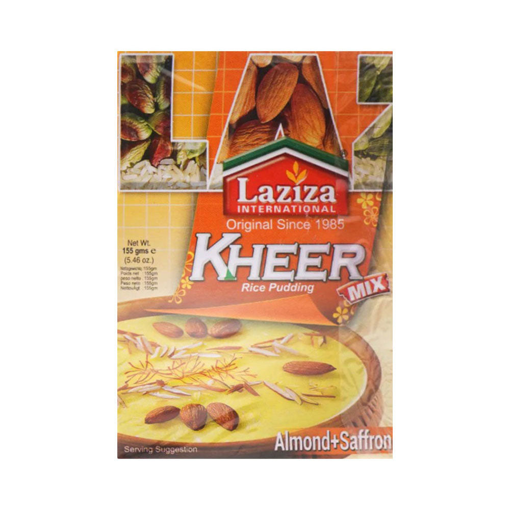 LAZIZA KHEER MIX ALMOND + SAFFRON 155 GM