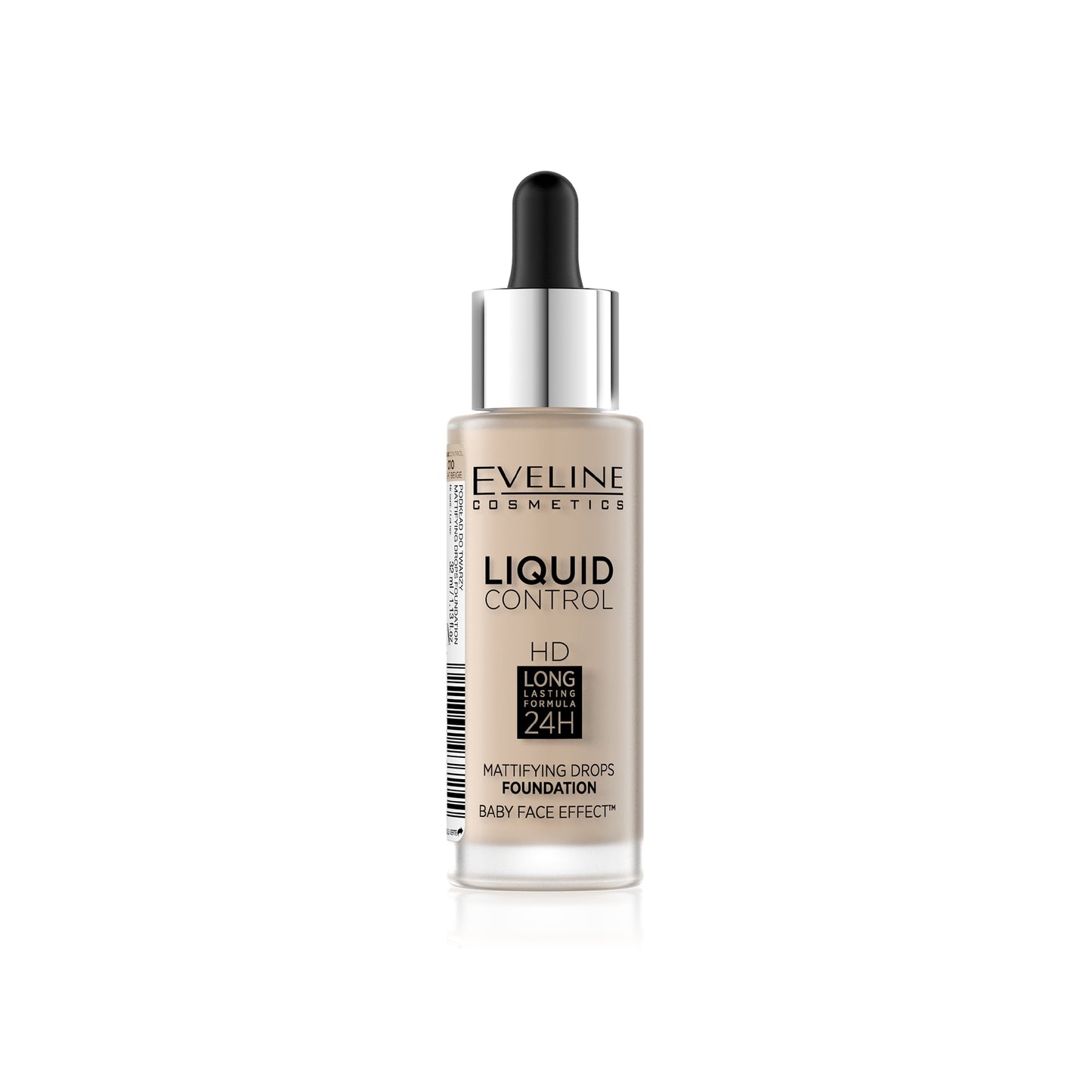 EVELINE LIQUID CONTROL MATTIFYING DROPS FOUNDATION 10
