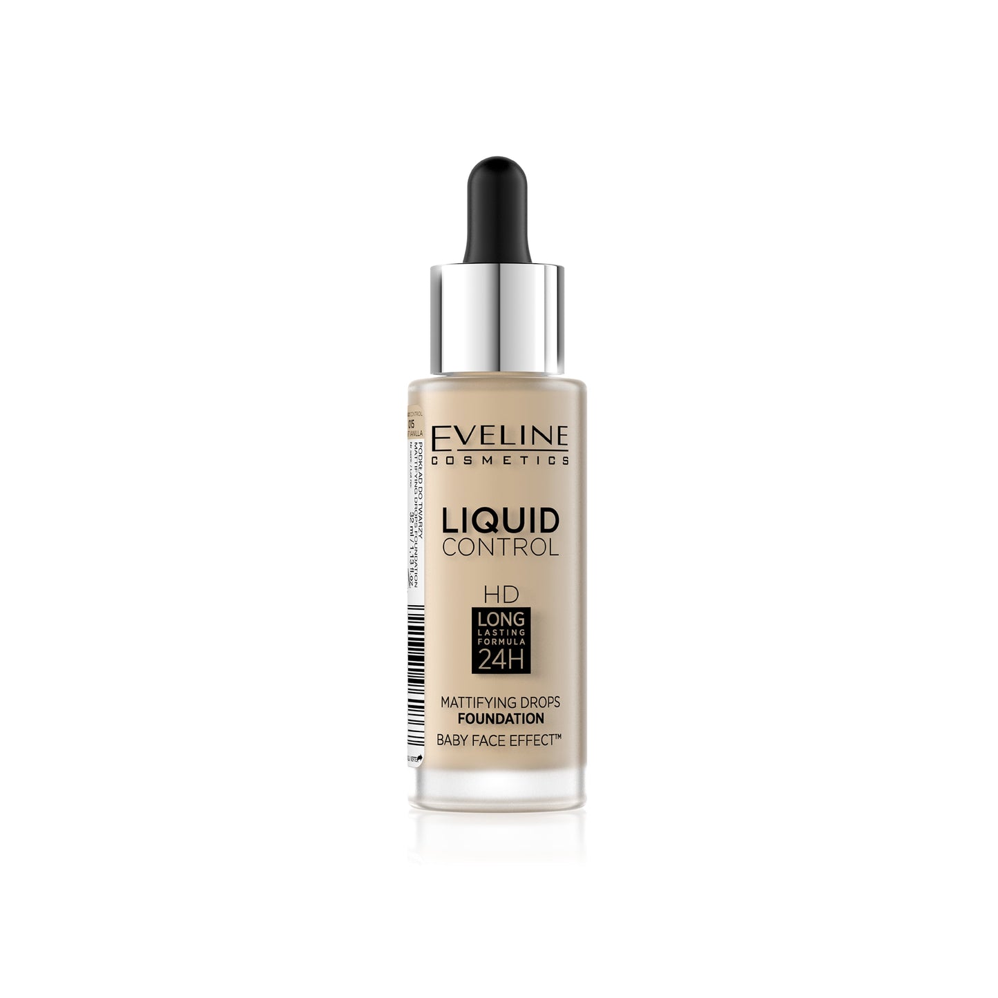 EVELINE LIQUID CONTROL MATTIFYING DROPS FOUNDATION 15