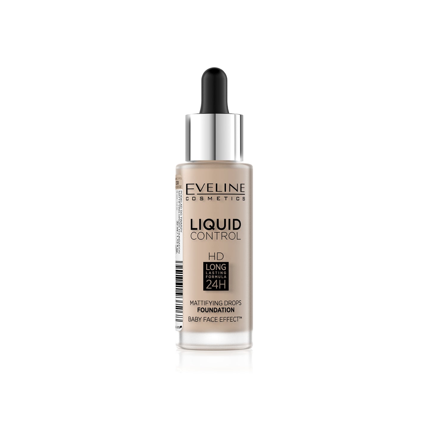 EVELINE LIQUID CONTROL MATTIFYING DROPS FOUNDATION 30