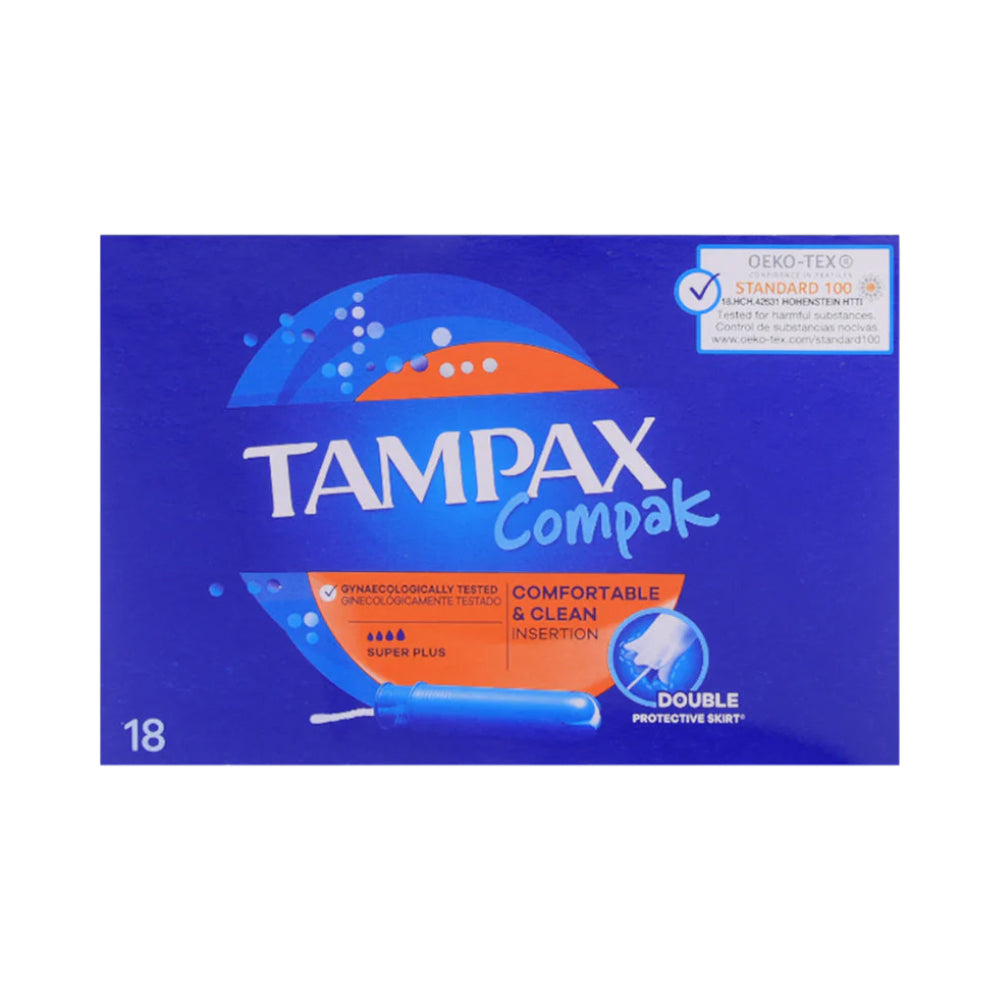 TAMPAX COMPAK PANTY LINER SUPER PLUS 18PC