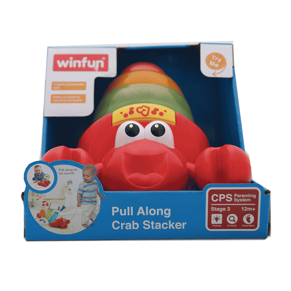 0747 WINFUN PULL ALONG CRAB STACKER