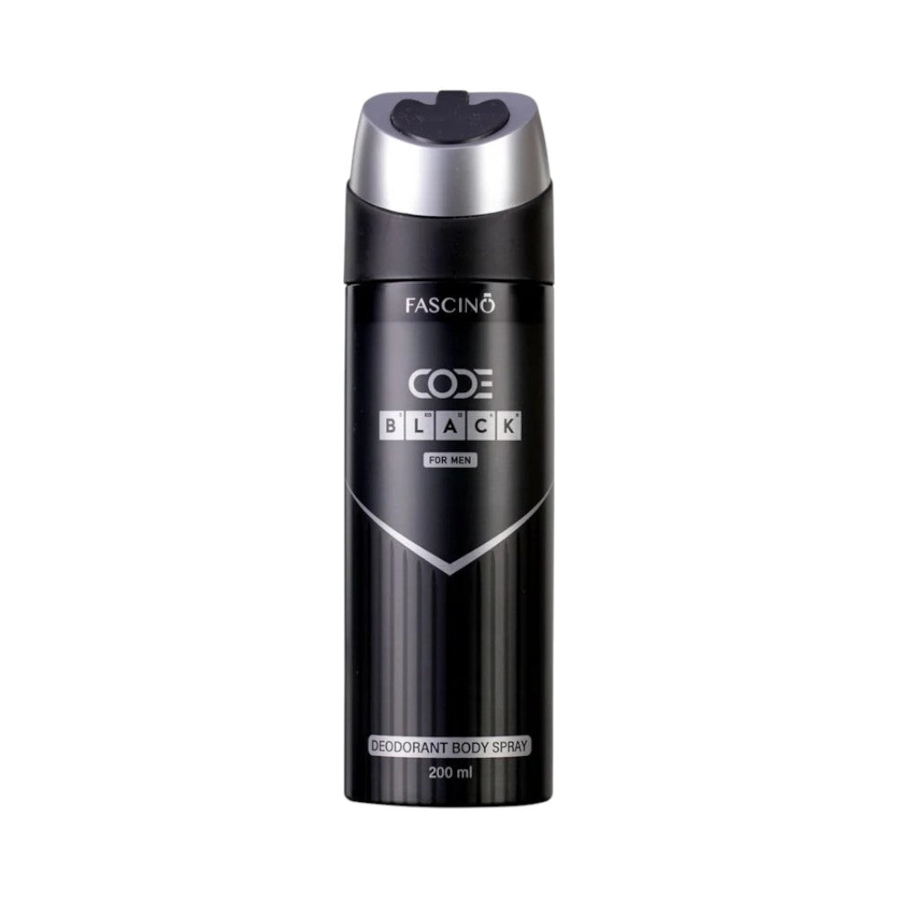 FASCINO DEODORANT CODE BLACK FOR MEN 200 ML