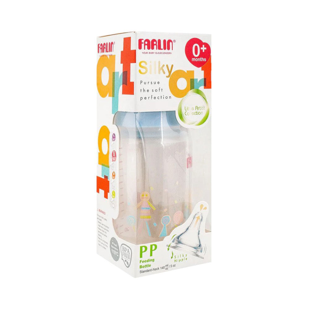 FARLIN BABY FEEDING BOTTLE SILKY NIPPLE 0+MONTHS 41016-B