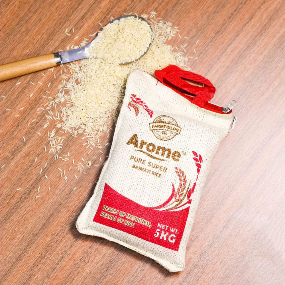 FF AROME SUPER BASMATI RICE NATURAL 5 KG - RED