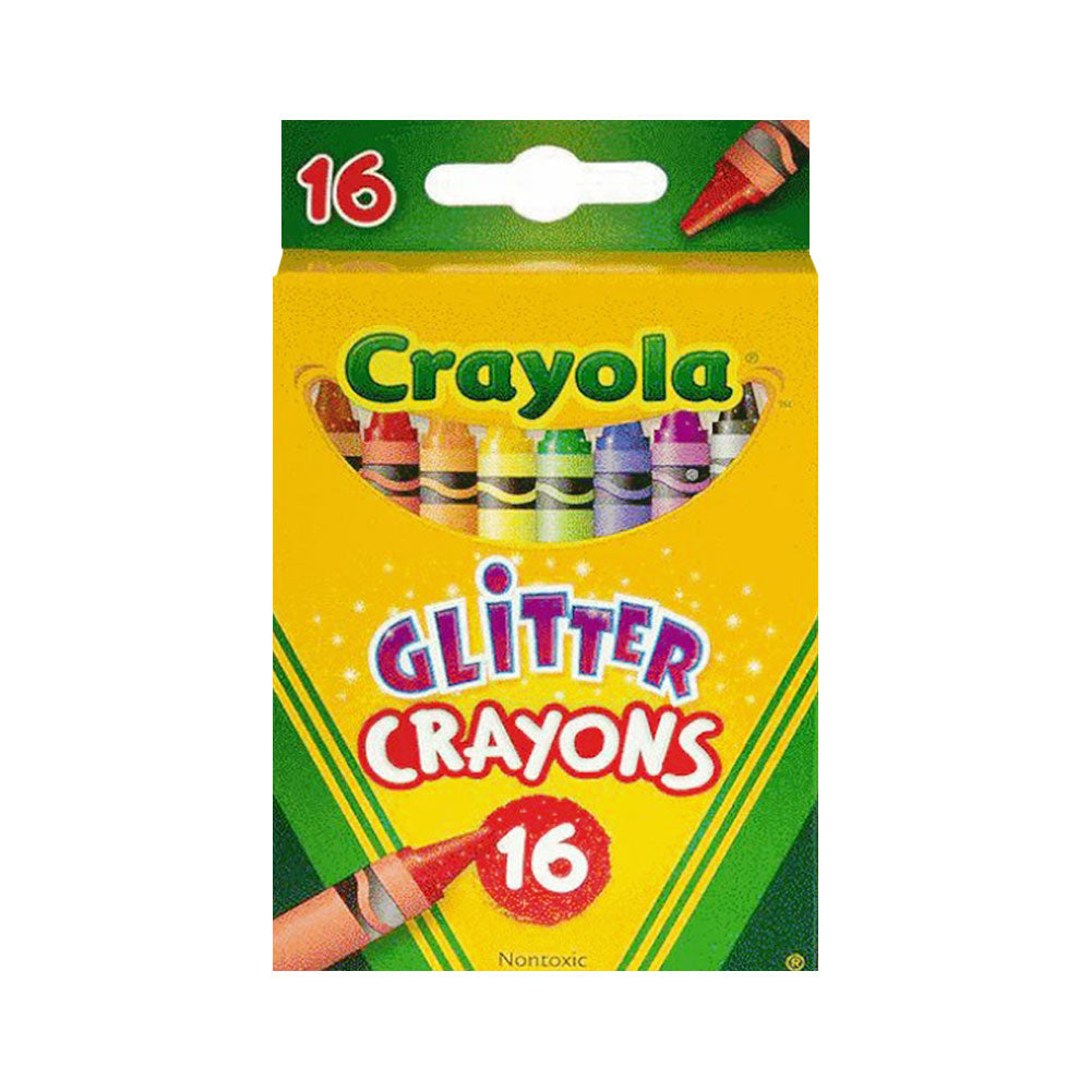 Crayola Crayon 16Ct Glitter Us Uk 12 523716