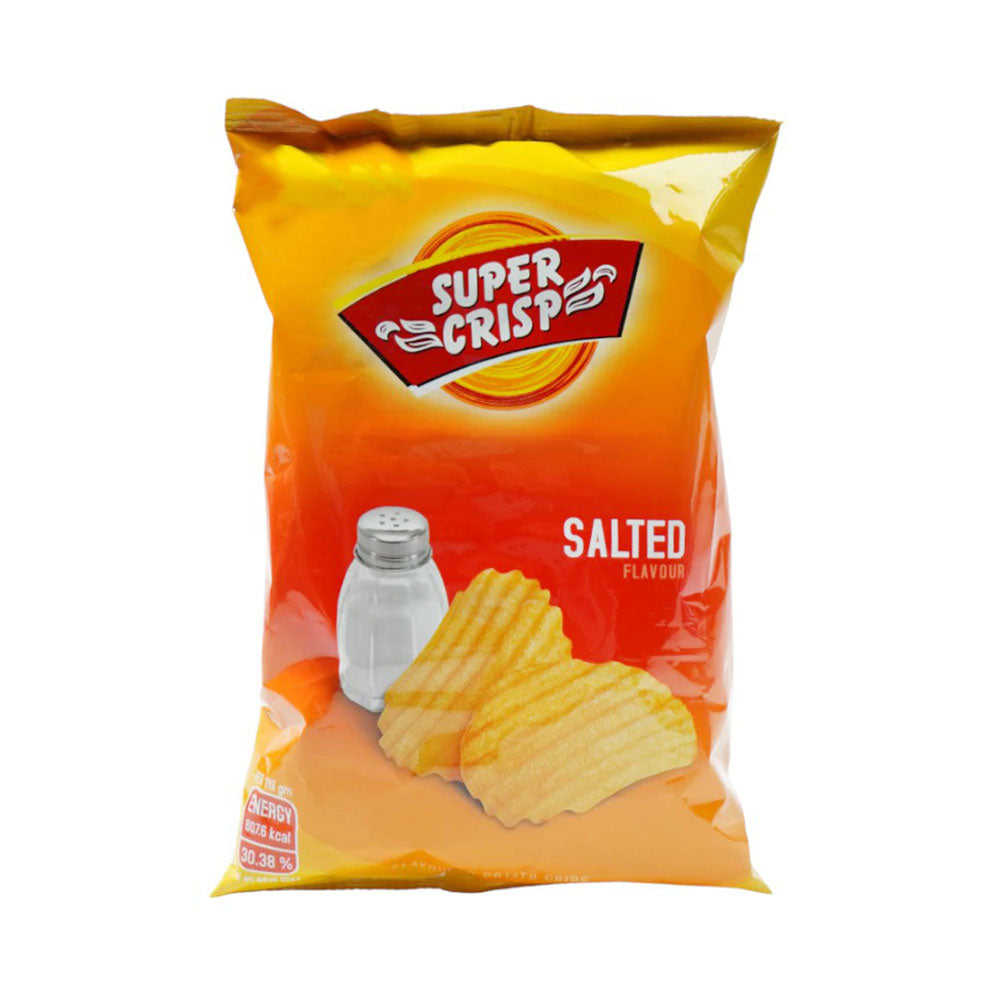 SUPER CRISP CHIPS SALTED 120 GM