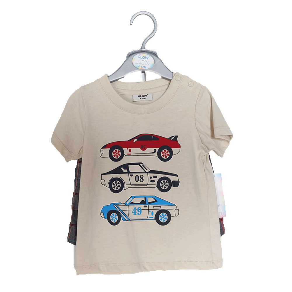 BOYS 2PC KNICKER SUIT MB-32-2-43 MS-20 6-12M