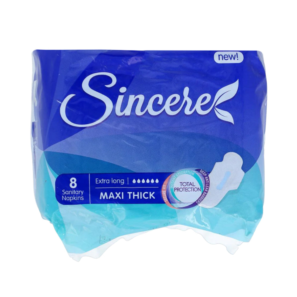 SINCERE PAD MAXI THICK EXTRA LONG 8 PCS