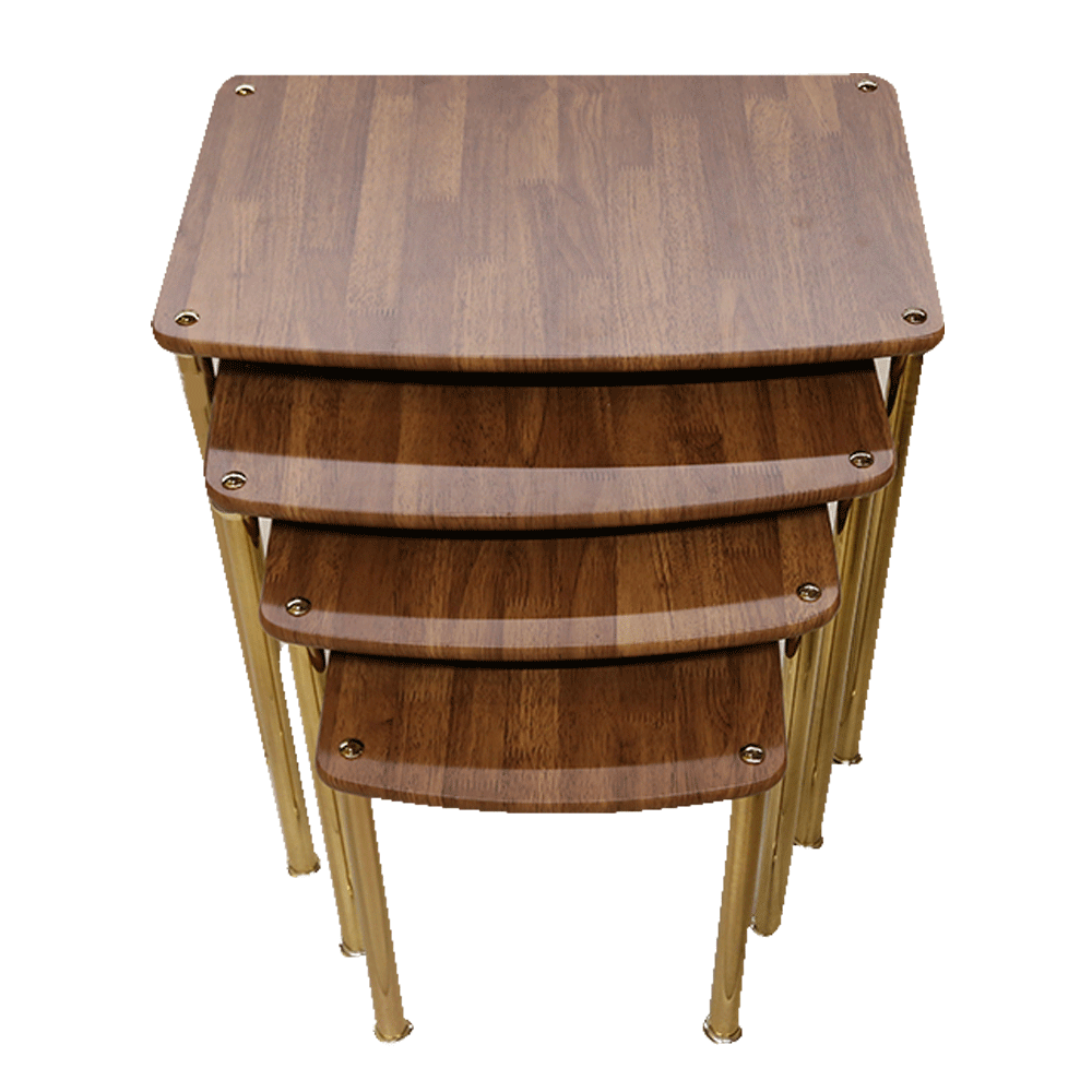 Table Set 4Pc Masa Gold