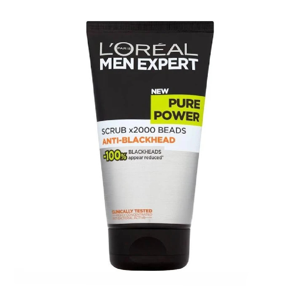 LOREAL MEN EXPERT SCRUB PURE POWER X2000 BEADS 150 ML