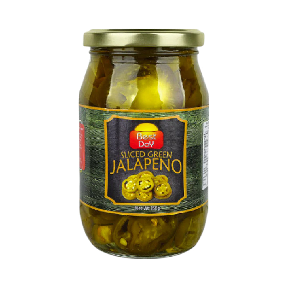 BEST DAY JALAPENO SLICED GREEN 350 GM