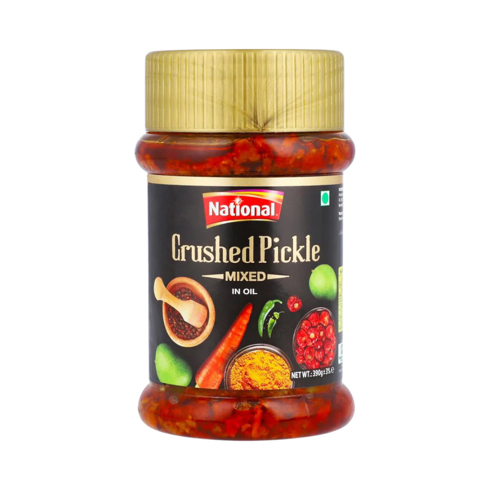 NATIONAL CRUSHED PICKLE MIX 390GM