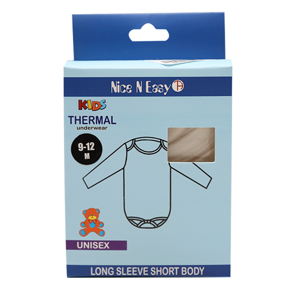 THERMAL L/S BODY SUIT NICE & EASY MW-21 9-12M HC-002