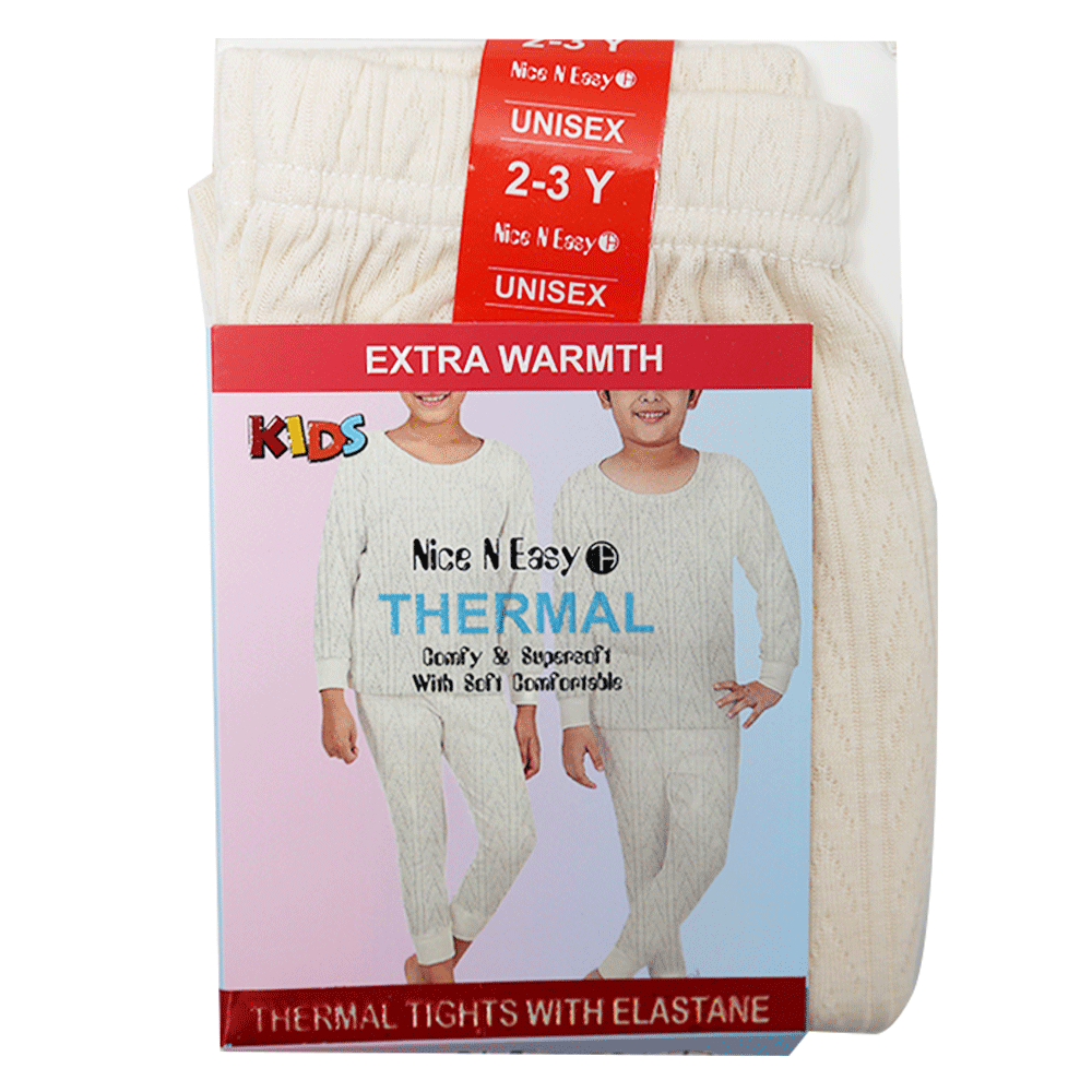 GIRLS THERMAL PAJAMA SELF DESIGN MW-20 2-3 YEAR