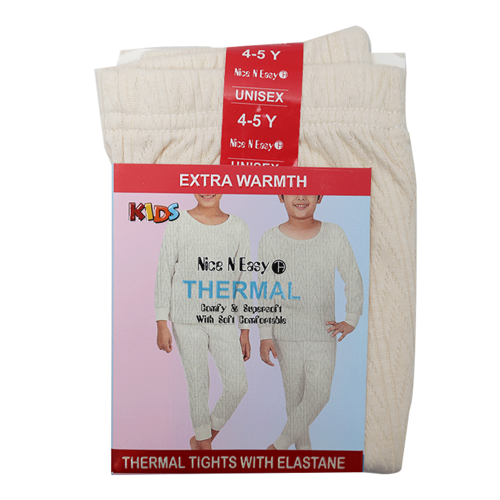 GIRLS THERMAL PAJAMA SELF DESIGN MW-20 4-5 YEAR