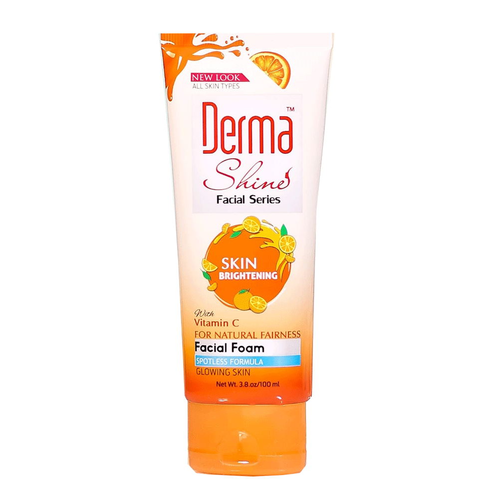 DERMA SHINE SKIN BRIGHTENING FACIAL FOAM 100 ML
