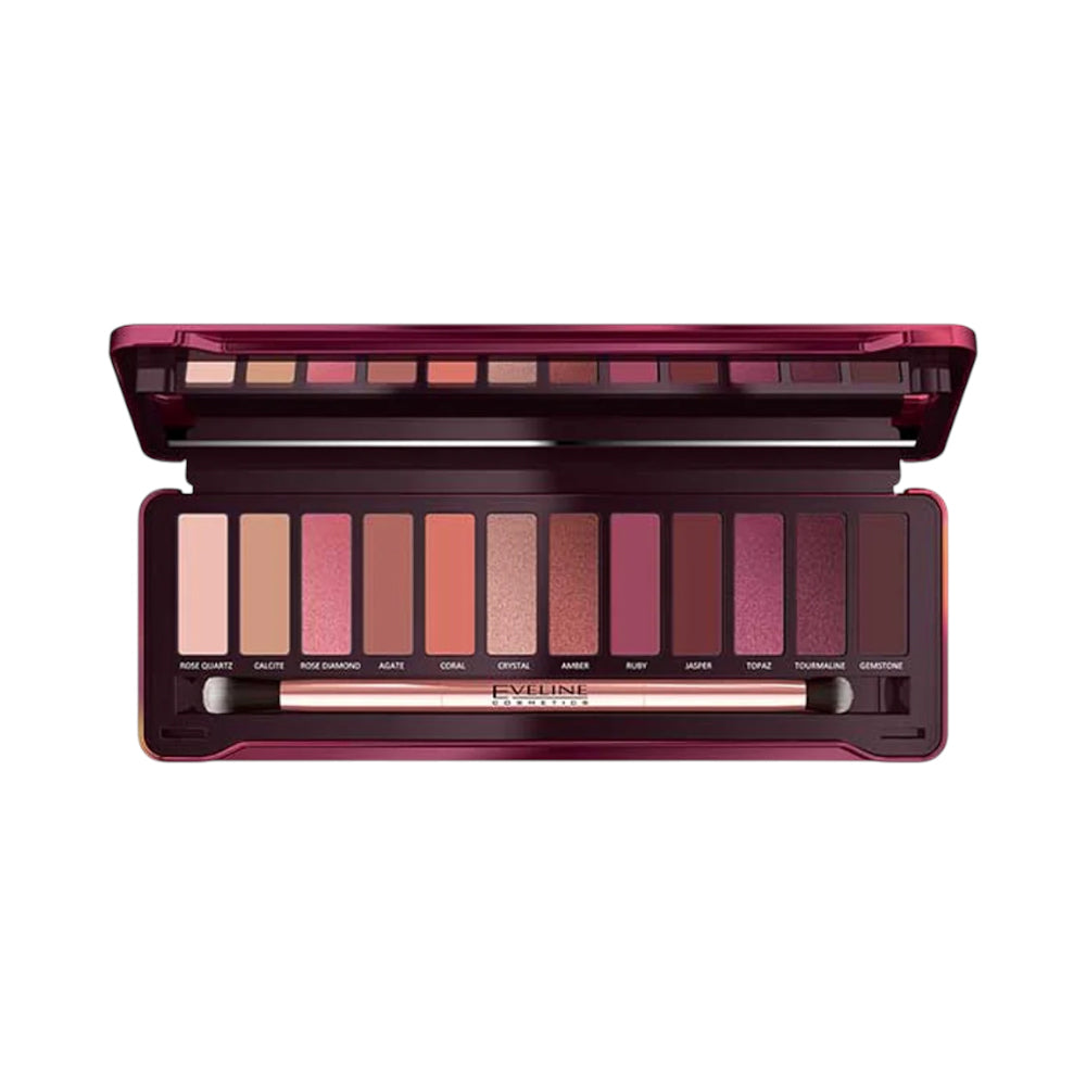 EVELINE RUBY GLAMOUR EYESHADOW PALETTE
