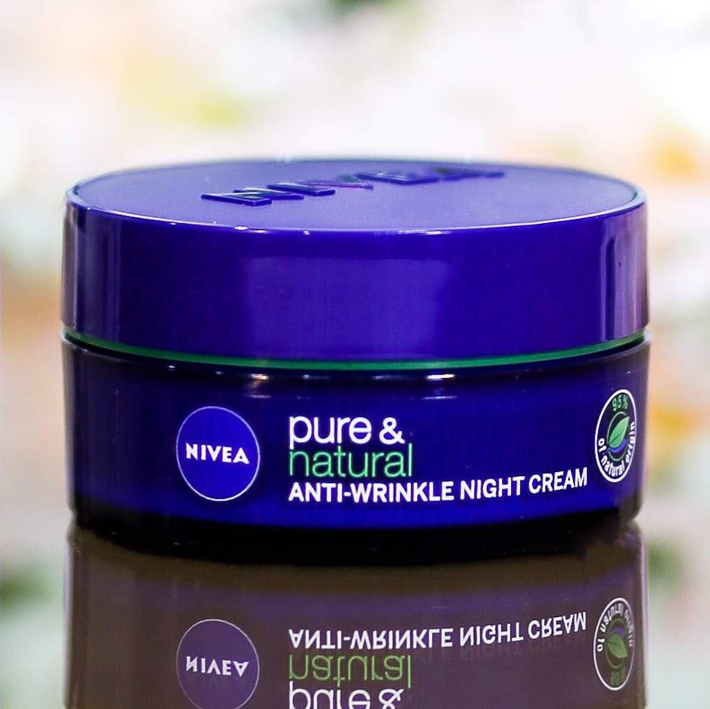NIVEA NIGHT CREAM ANTI-WRINKLE NATURAL 50ML