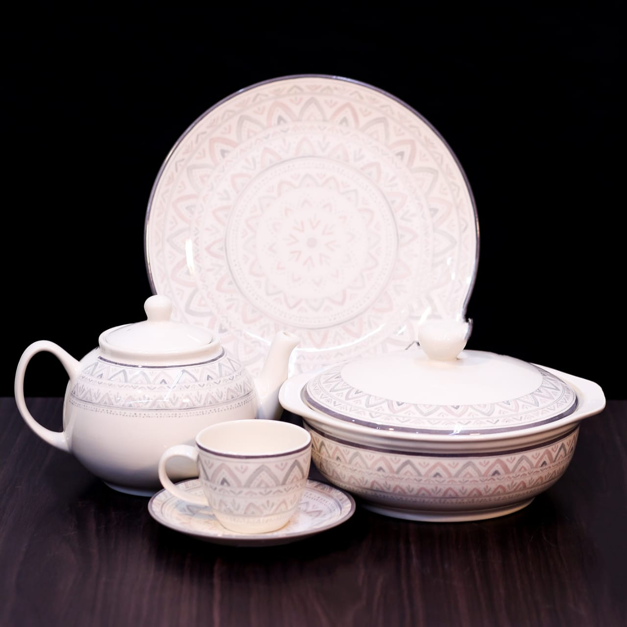 DINNER SET 85PC CLAYTON 2002FA