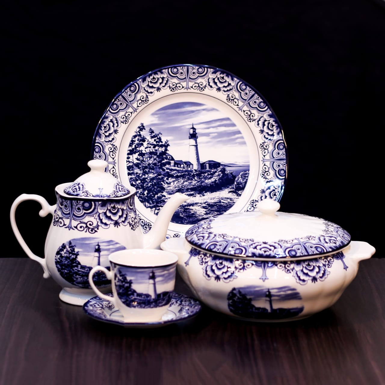 DINNER SET 85PC CLAYTON 2005KA